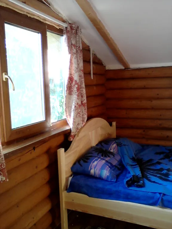 Дом из бруса с беседкой