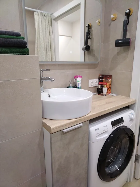 Уютная студия в новом доме с современным ремонтом