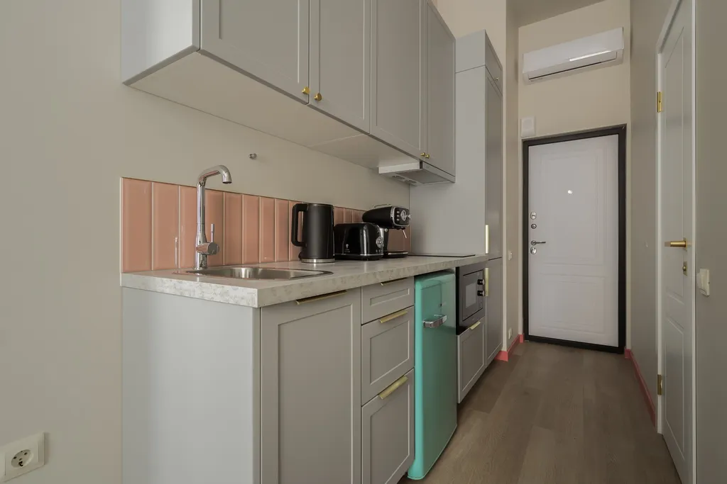 Квартира Квартира Уютная студия с кондиционером — Санкт-Петербург