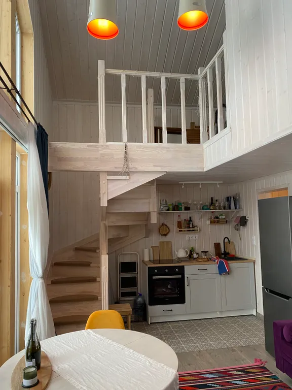 Домик Руби с камином в Болотов деревне