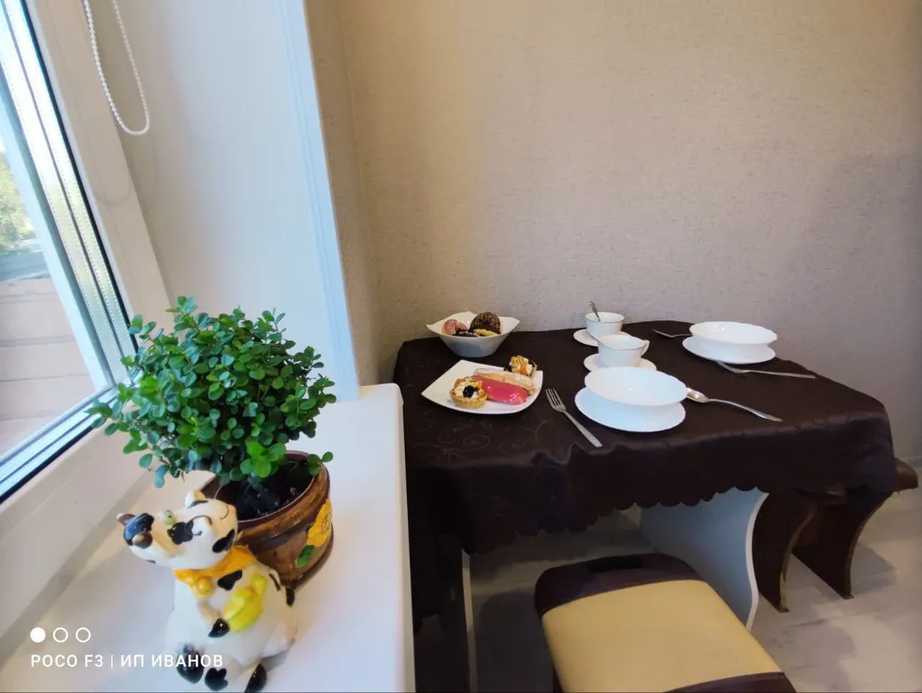 Двухкомнатные апартаменты с балконом в центре