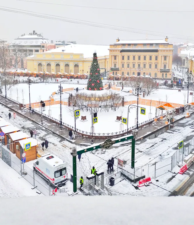 Квартира с большой гостиной с видом