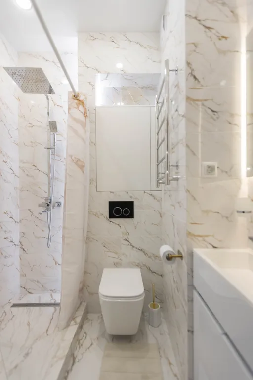 Студия с дизайнерским ремонтом в ЖК Прокшино Нежность