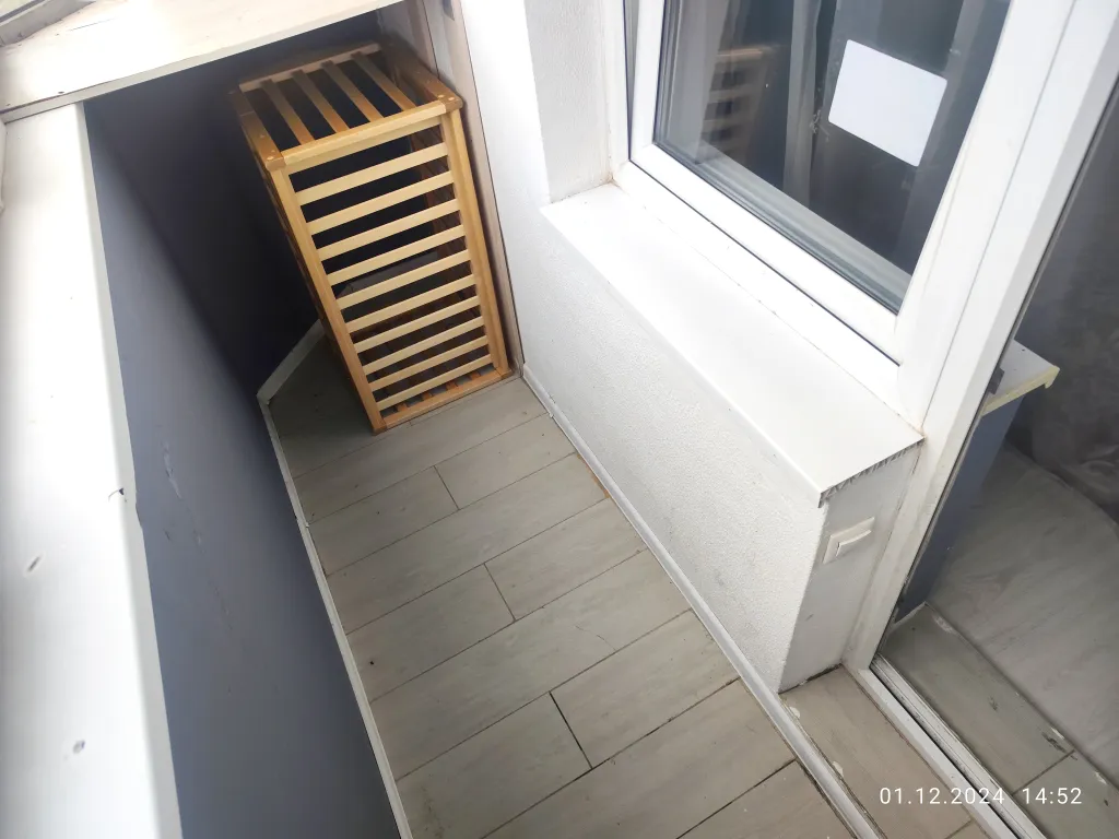 Студия с балконом в скандинавском стиле