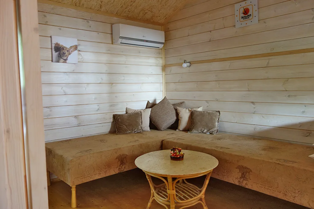 Коттедж Коттедж с изолированной спальней на берегу моря — Гизель-Дере