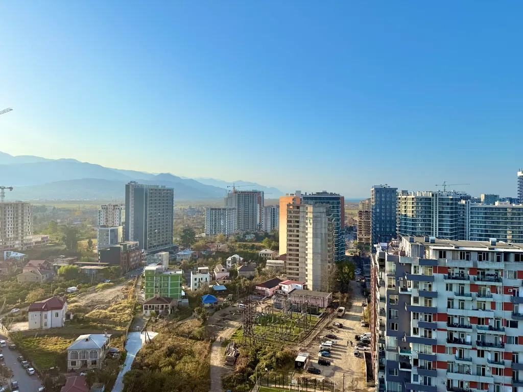 Boho sunset studio sea & mountain view