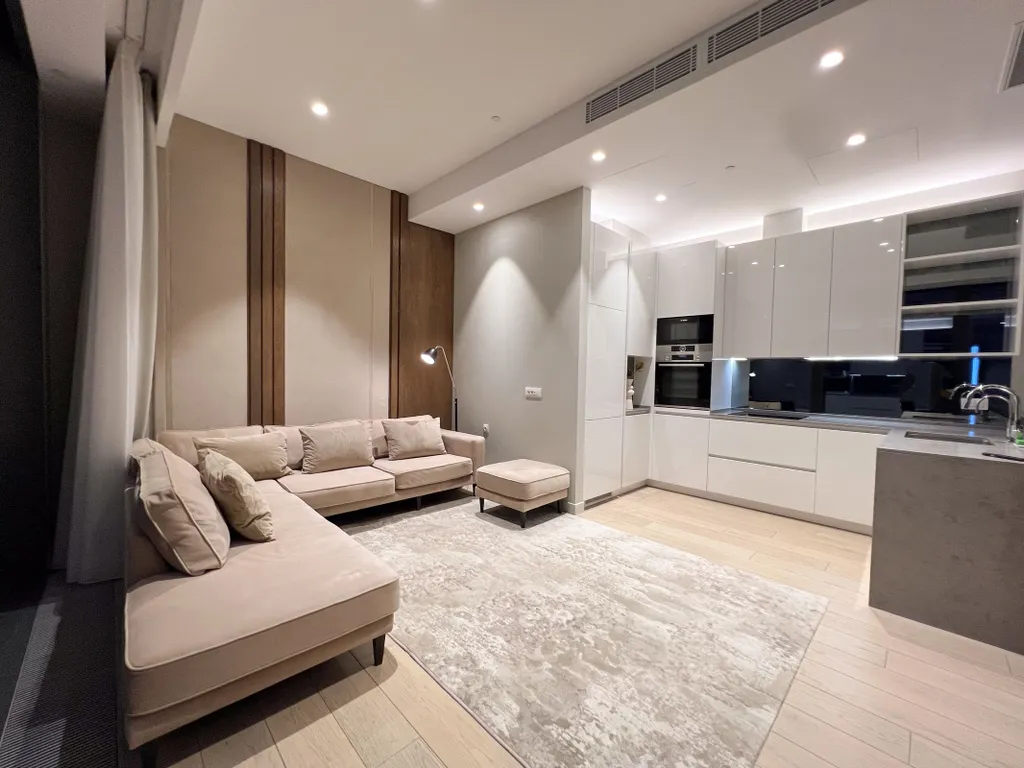 Угловой апартамент в Москва сити