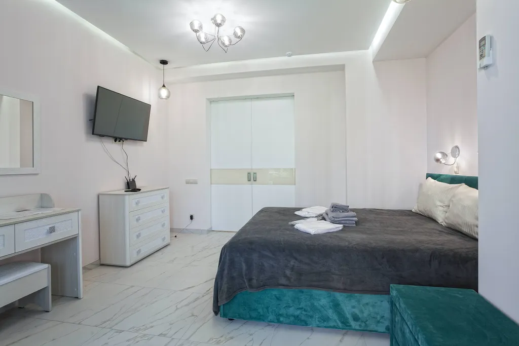 Квартира с большой террасой с видом на парк