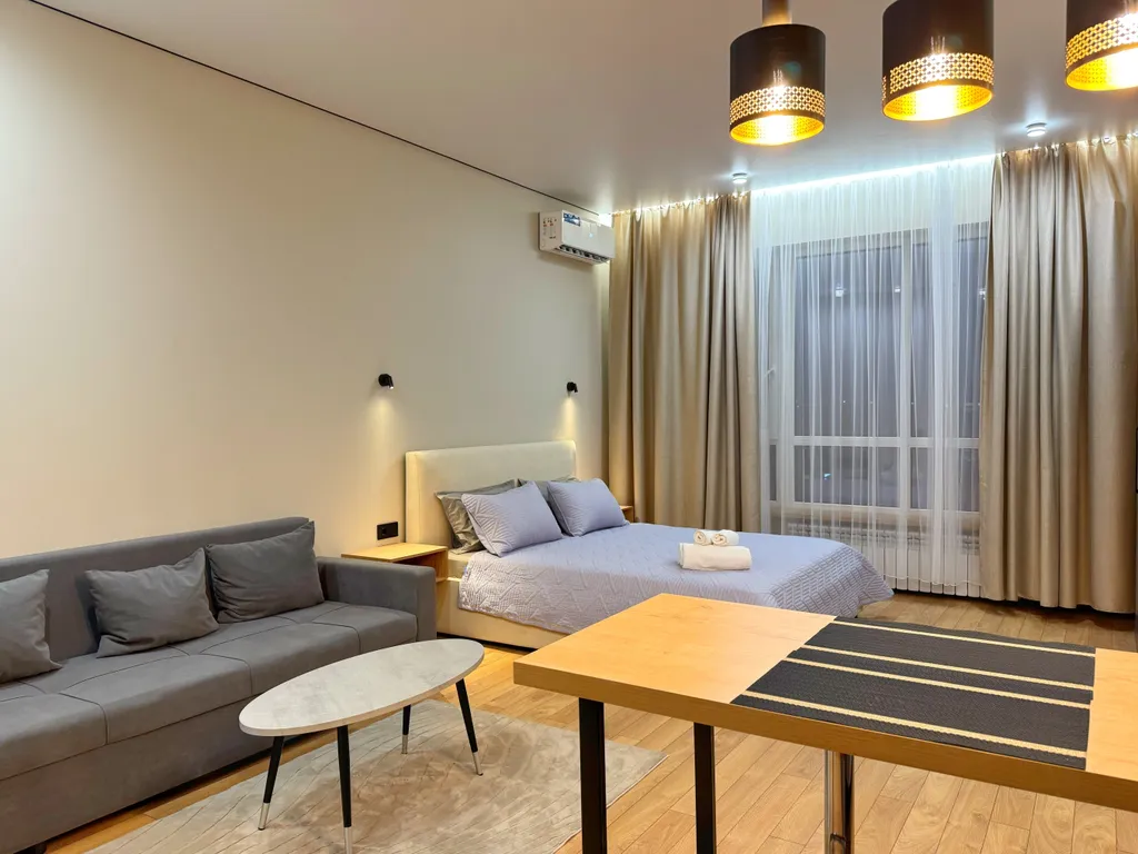 Уютная студия прямо напротив Mega Alma-Ata