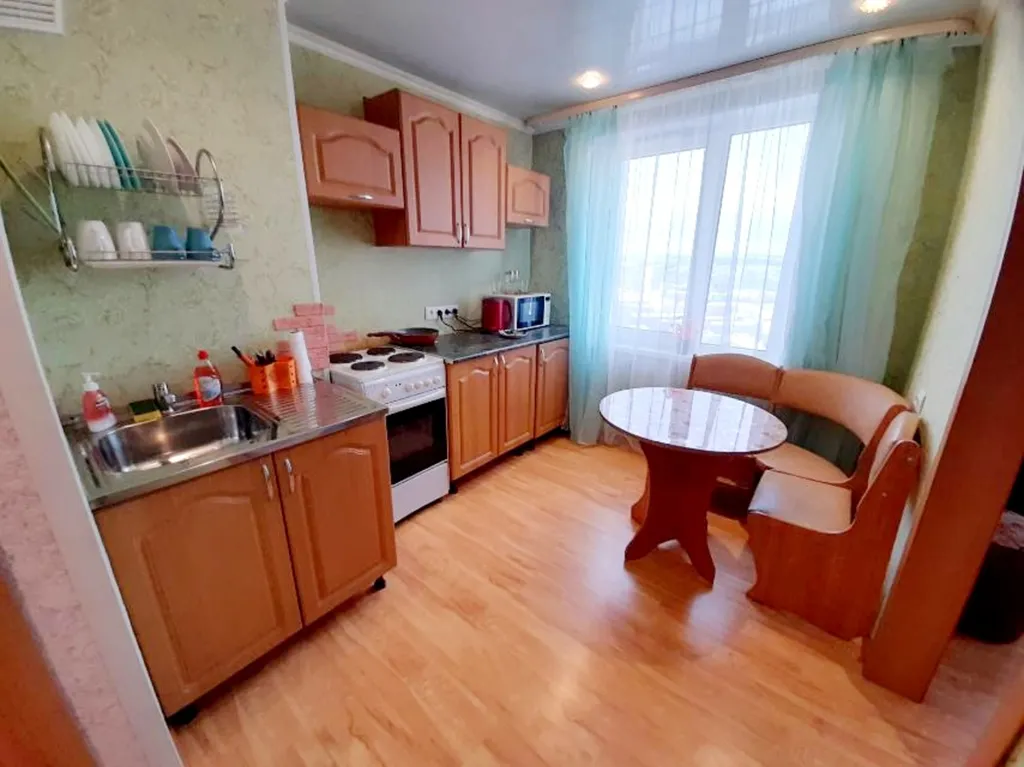 1-комнатная квартира с красивым видом на город и залив