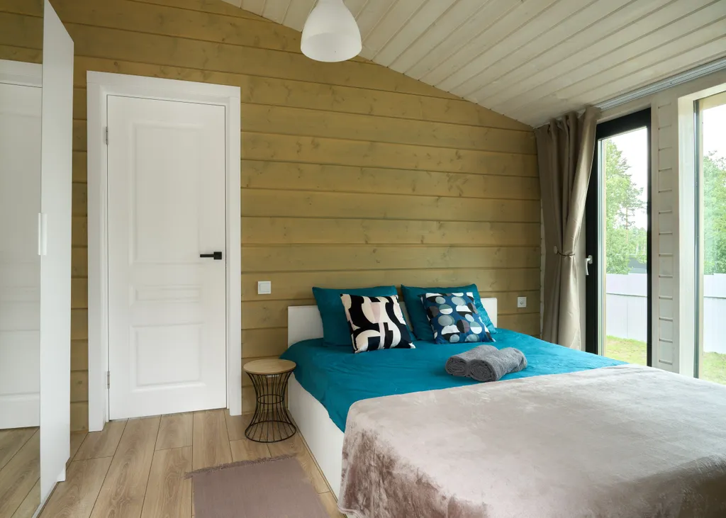 Дом Хвоя с баней с видом на ручей