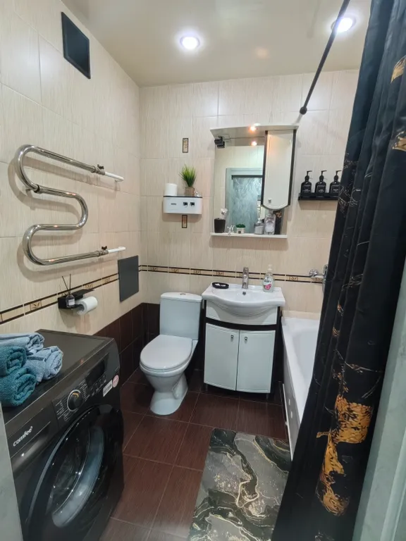 Интересная квартира с видом на город в комфортном ЖК