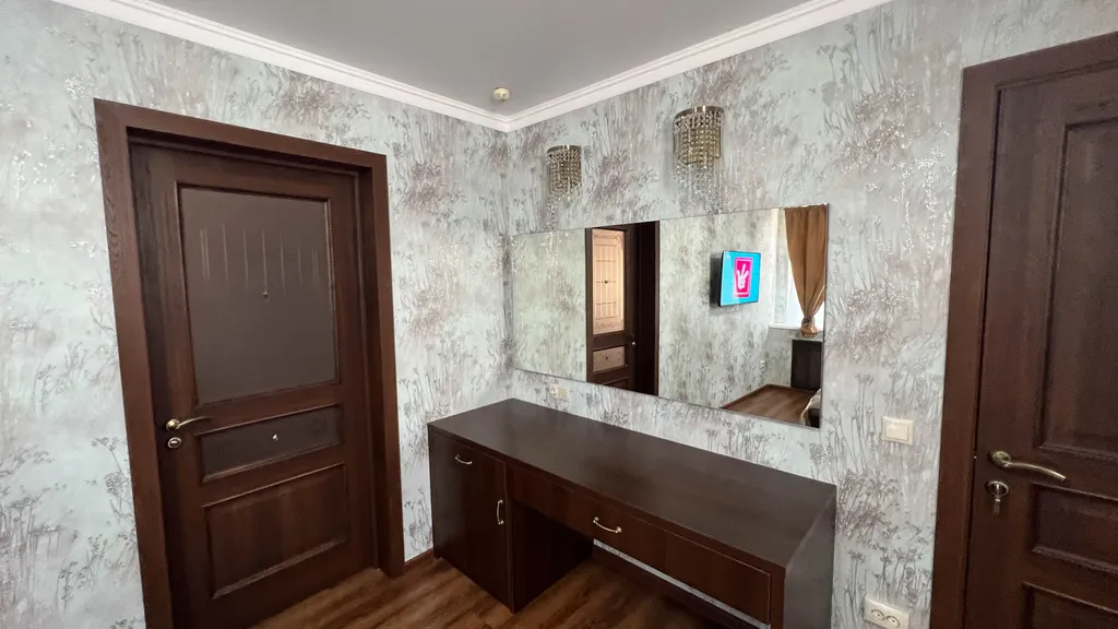 Квартира с мангальной зоной и фонтаном