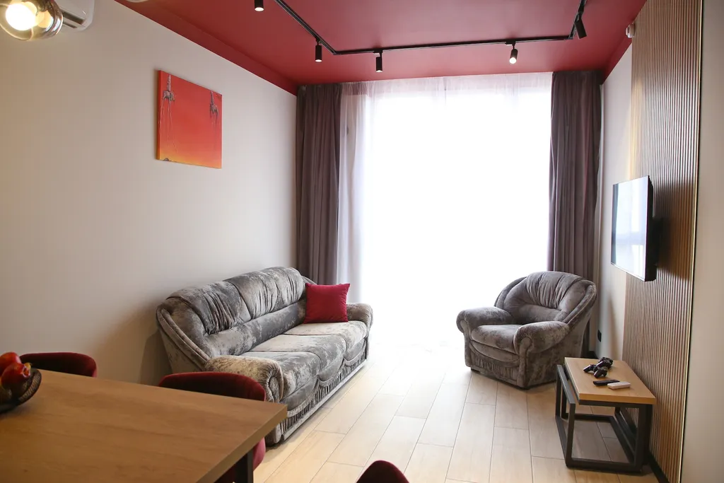 Квартира Апартаменты Дали с ягодным потолком и панорамным видом на Калининград — Калининград