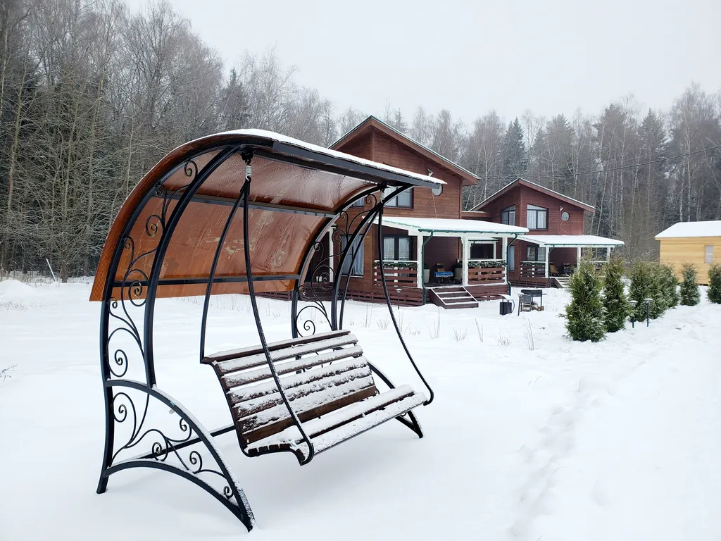 Дизайнерский домик на семейной экоферме в Немцово