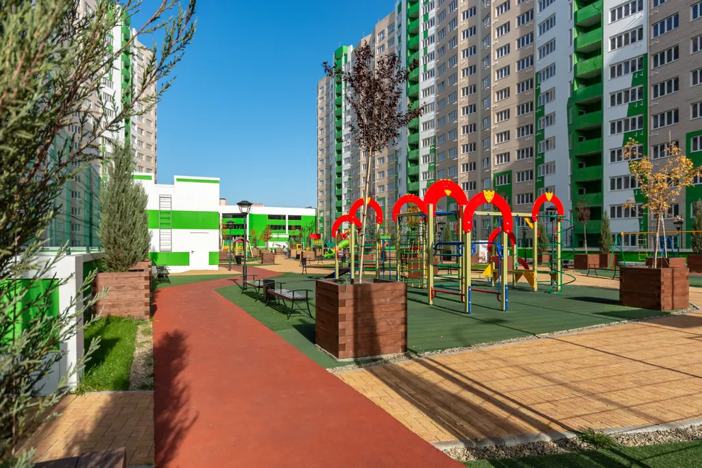 Квартира Апартаменты Бирюзовая нежность с панорамным видом, у парка Галицкого — Краснодар