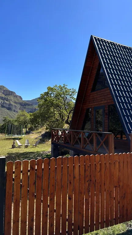 A-frame дом в уютном и тихом уголке