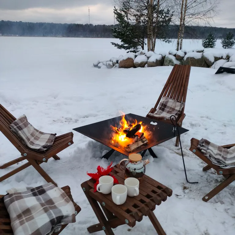 Дом в Карелии на берегу Онежского озера