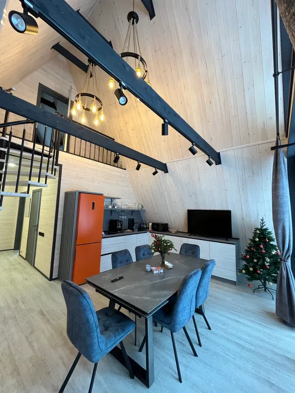 А-фрейм в лесу 100 кв м