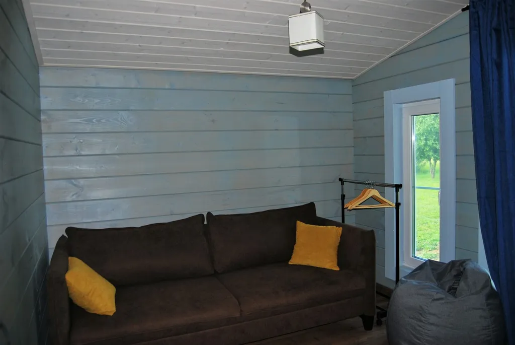 Дом из клееного бруса с панорамным видом