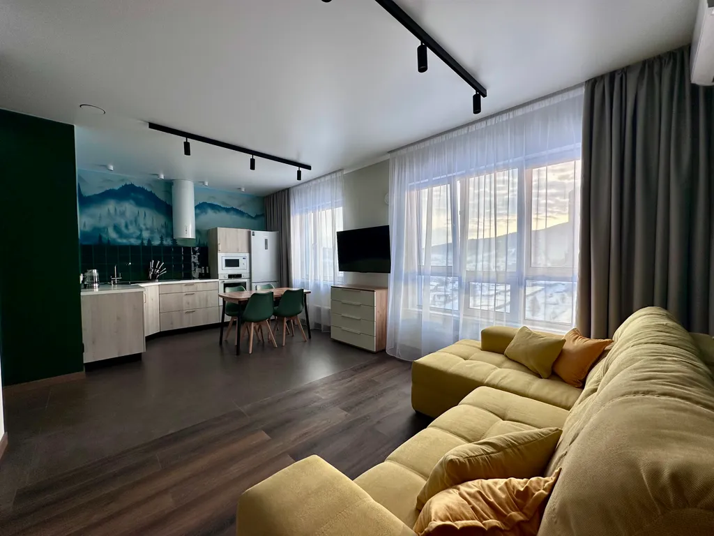 Квартира Уютная квартира-студия на горнолыжном курорте — Шерегеш