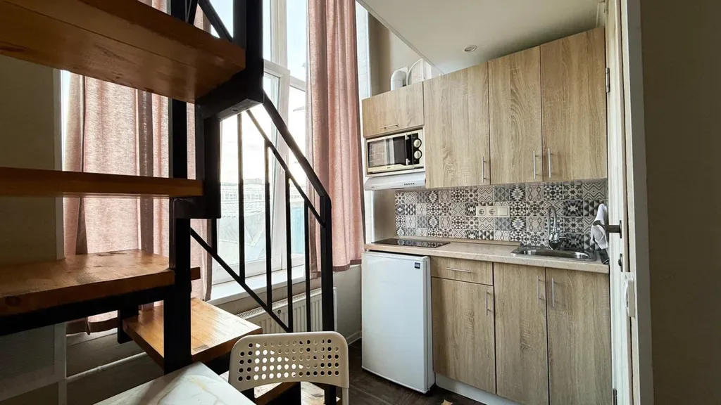 Квартира Квартира Двухуровневая студия у метро Автозаводская — Москва