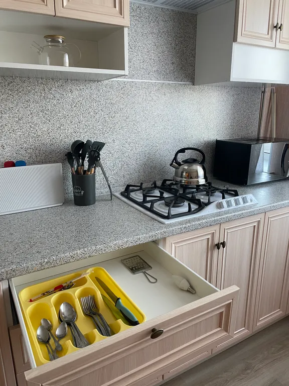 Видовая 1-комнатная квартира у воды в курортной зоне Завидово