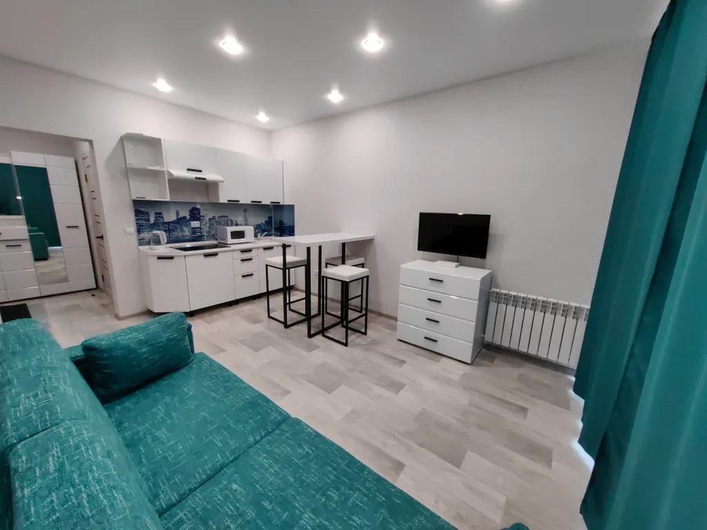 Современная студия с видом на Горный воздух