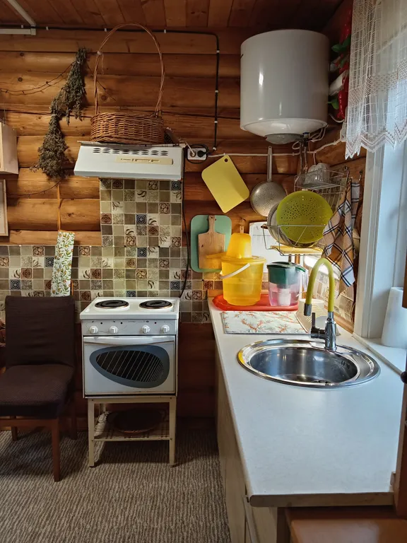 Домик с русской печкой и со всеми удобствами