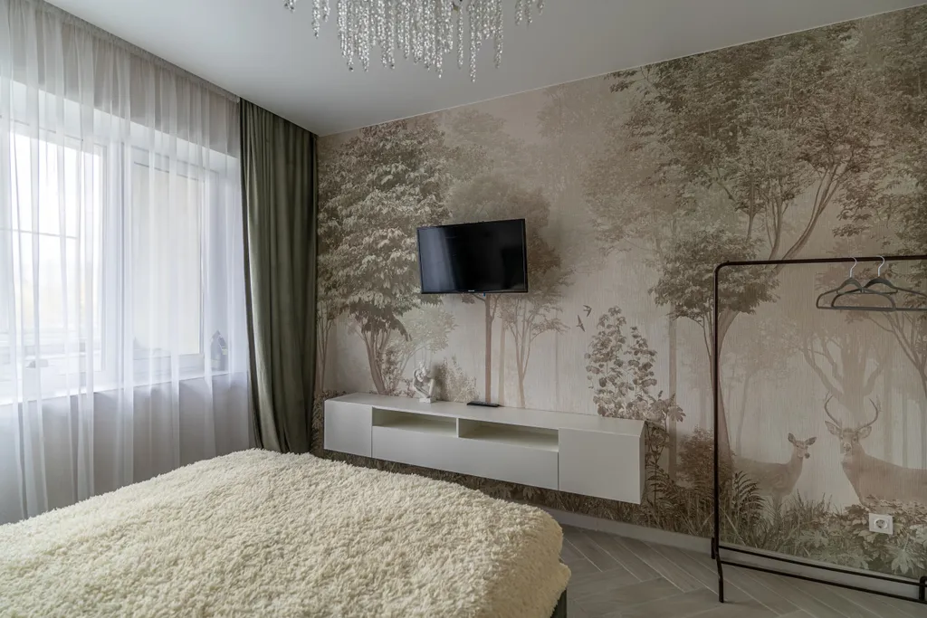 1-к квартира в новом доме с качелью