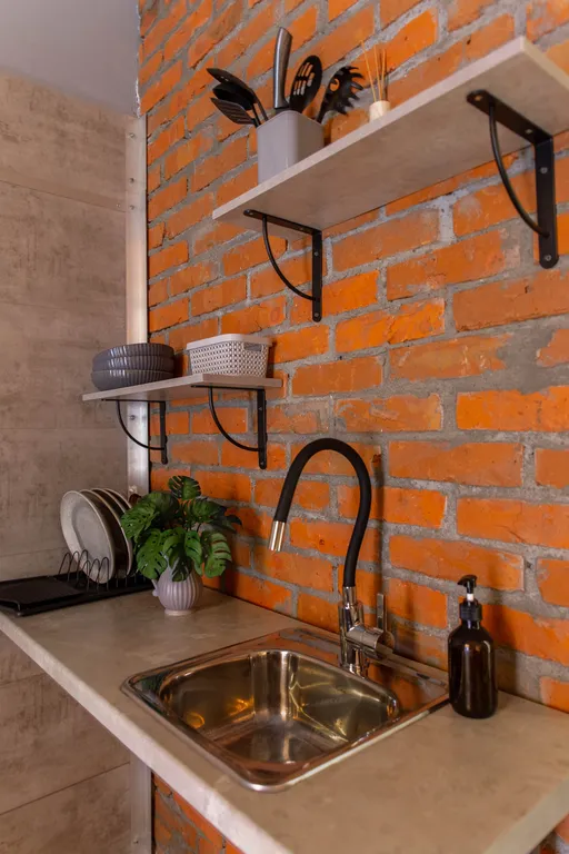 Квартира с хамамом и зоной для барбекю