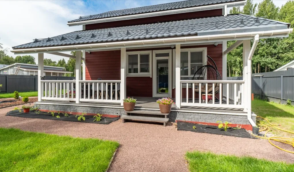 Большой семейный коттедж с русской баней