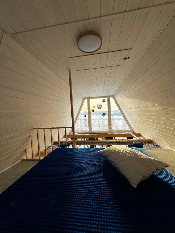 Коттедж Новый большой А-фрейм с видом на лес — Казань