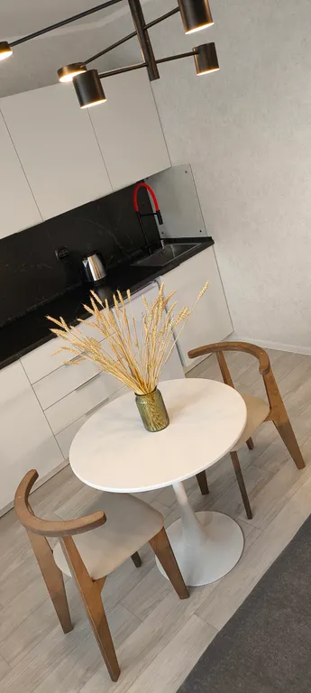 Уютная квартира-студия в новом доме с новой мебелью