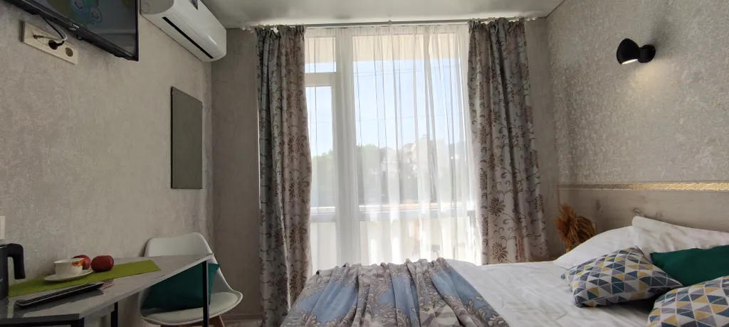 Апарты с балконом, отоплением, беседкой, парковкой