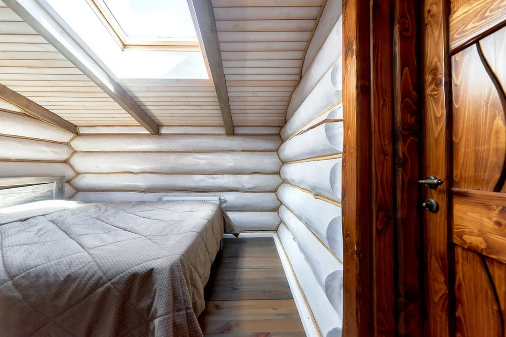 Шале с баней бассейном и видом на озеро