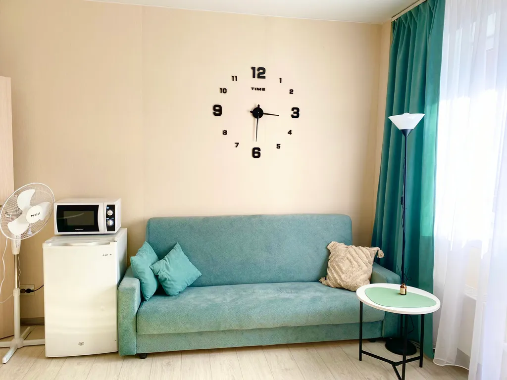 Бирюзовая студия недалеко от центра рядом с Метро