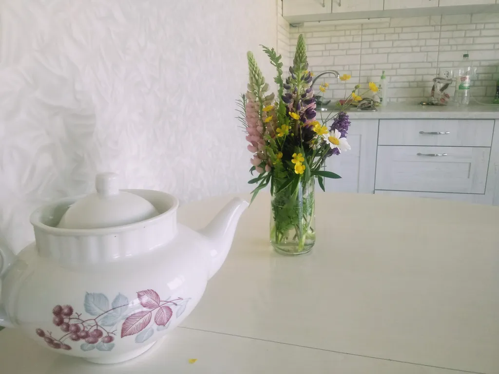 Уютная квартира в центре поселка с видом на горы