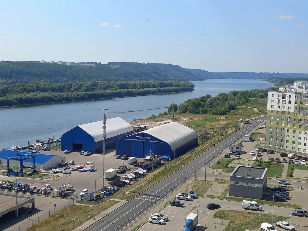 Уютная студия в ЖК Юг с прекрасным видом на реку