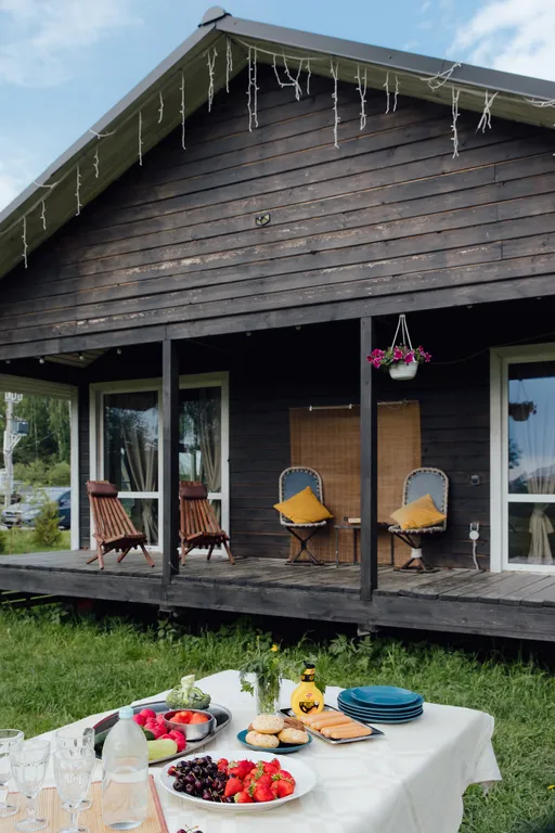 Шале с камином