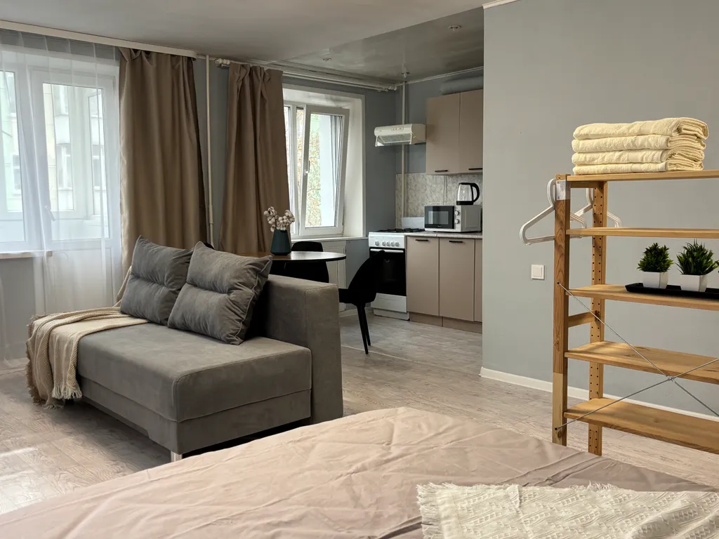 Светлая квартира-студия