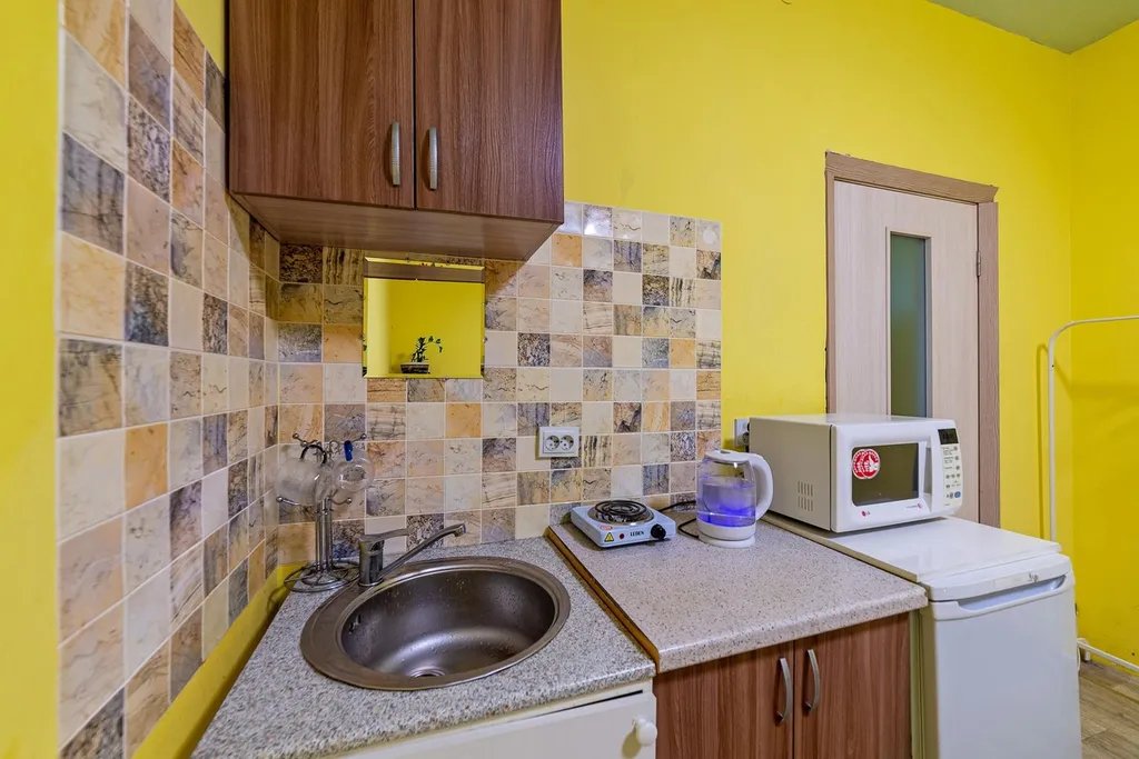 Студия с большой ванной