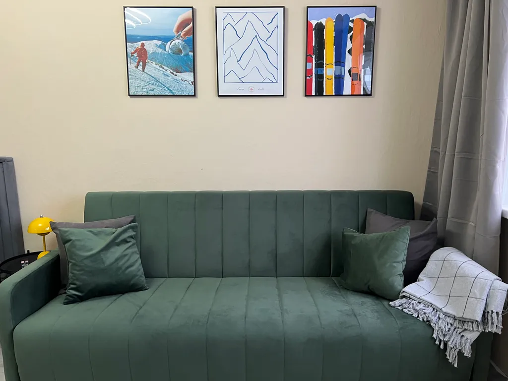 Уютная квартира с панорамным видом на горы