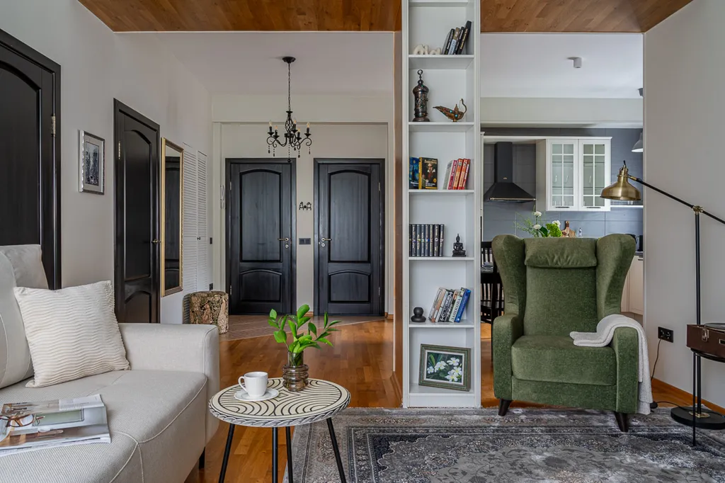 Квартира Просторная квартира бизнес-класса с винтажным интерьером в центре — Екатеринбург