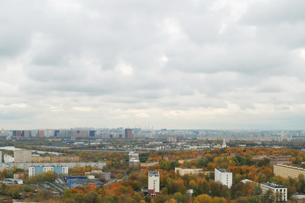 Квартира Квартира Уютная студия на 31 этаже с видом на город — Москва