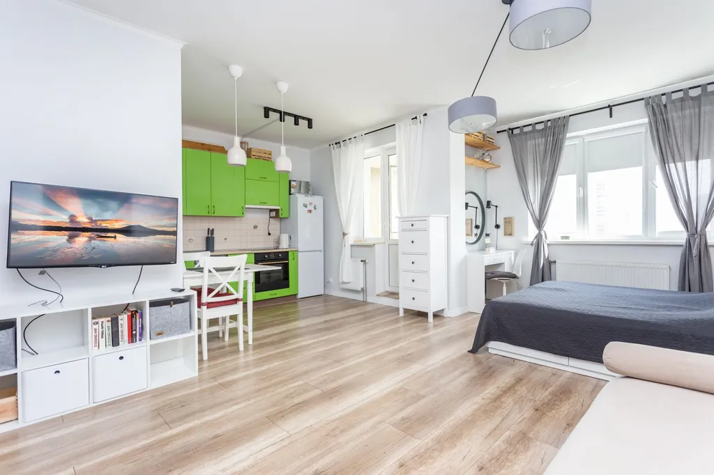 Уютная студия в скандинавской тематике