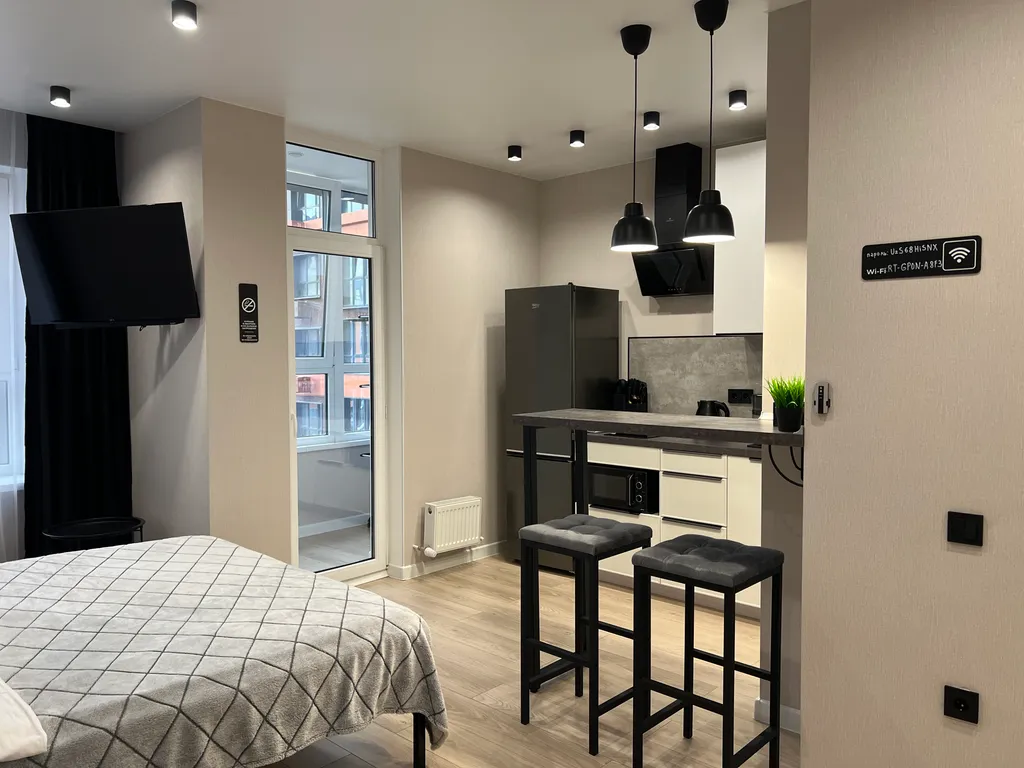 Квартира Квартира Дизайнерская студия в стиле Loft — Краснодар