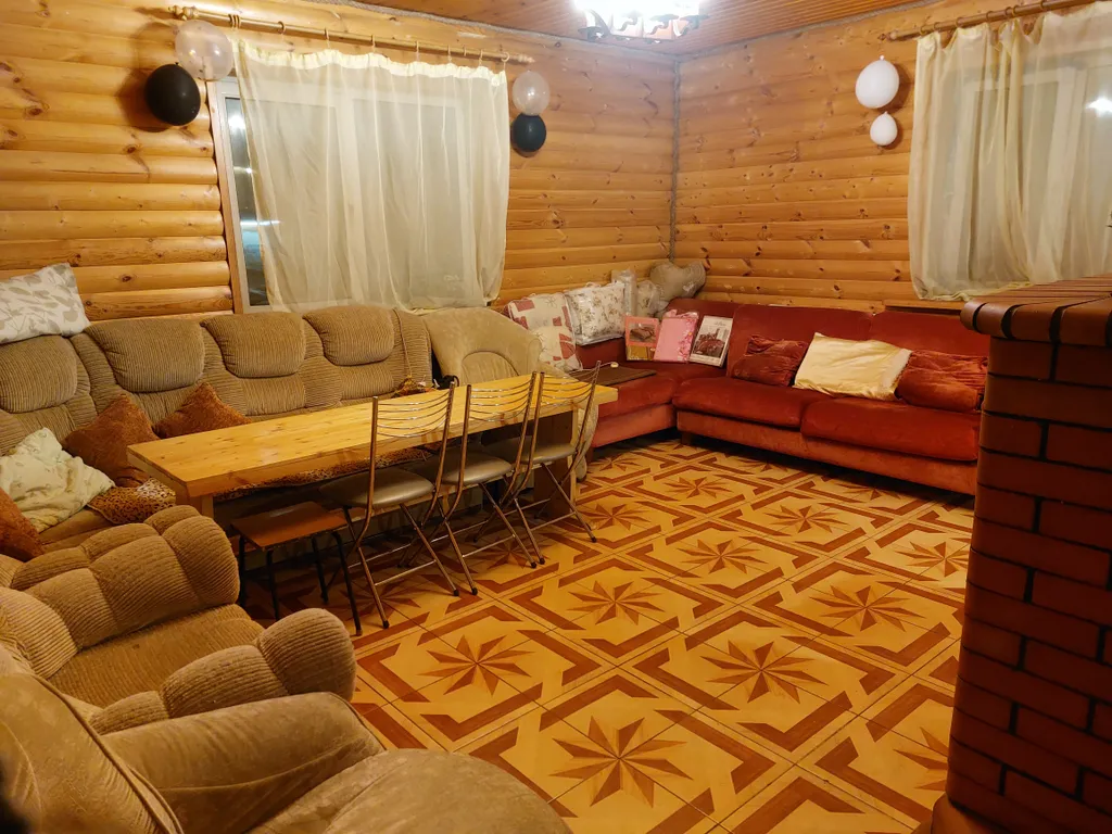 Уютный коттедж с камином и банькой