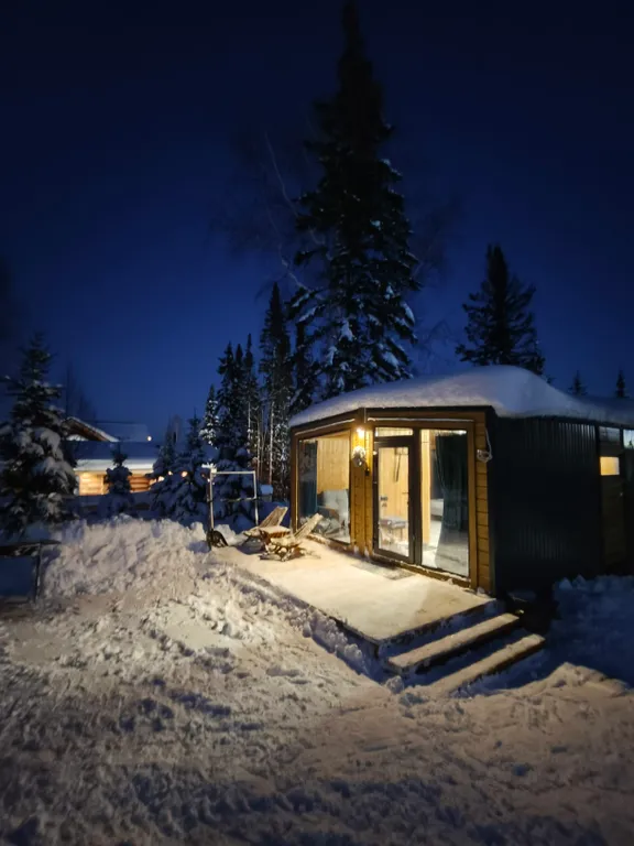 Коттедж Новый модульный дом с видом на горы и лес — Шерегеш