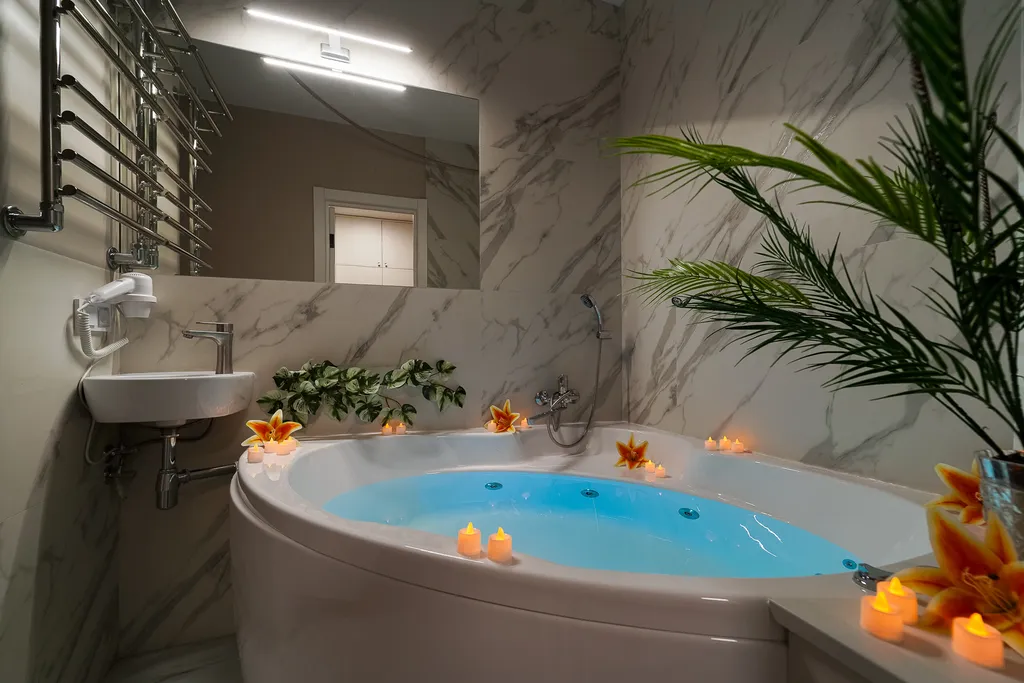 Квартира Квартира Tropic SPA Studio с джакузи XXL и тропическим душем в уютном центре — Минск